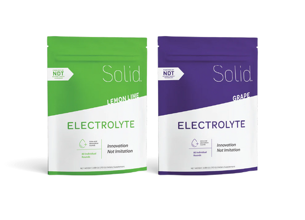 Electrolyte Lemon Lime and Grape- Become Solid