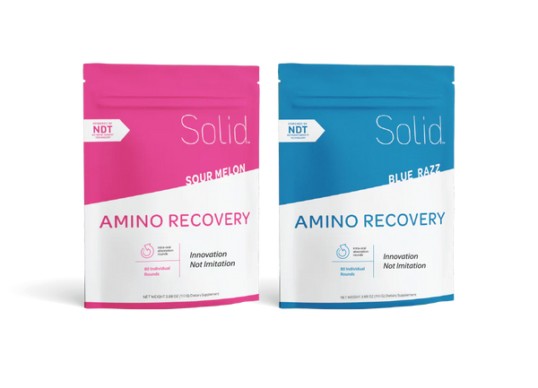 Amino Recovery Sour melon and Blue Razz- Become Solid